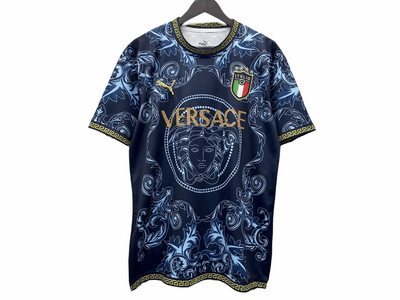 MAILLOT ITALIE CONCEPT EDITION VERSACE BLEU 2023/2024